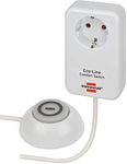 Brennenstuhl Eco Line Comfort Switch Adapter EL CSA 1 (Socket with Illuminated Hand/Foot Switch, with Increased Touch Protection, 1.5 m Cable)