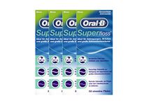 4 x Superfloss with Mint Dental Floss 50 Threads.