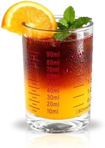 Shot Glass Measuring Cup 3 Ounce/90ML Liquid Heavy High Espresso Glass Cup