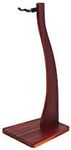 Zither Wooden Ukulele or Mandolin Stand - Handcrafted Solid Padauk Wood Floor Stands, Made in USA