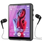 ZAQE 64GB MP3 Player with Bluetooth 5.3, 2.4 inch Full Touchscreen Portable Music Player HiFi Lossless Digital Audio Player with Speaker, FM Radio, E-Book, Support up to 128GB