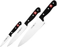 Kamati Gourmet Cook's Knife Set 3-Piece Black