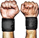 MANIMAL Wrist Wraps for Weightlifting (Since 2010) – Professional Wrist Straps for Men and Women – Use for Strength Training, Bodybuilding, Powerlifting, Cross fit to Eliminate Wrist Pain in the Gym