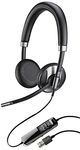 Plantronics 202581-01 Blackwire C725 USB Optimised Headset with Active Noise cancelling -Silver/Black