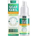 Advanced Silicone Scar Gel,Scar Removal Gel Cream for Old or New Scars- C-Section, Keloid, Tummy Tuck, Surgery-Natural Treatment with Vitamin E,Retinol-50ML