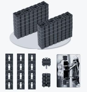 Switch and Receptacle Spacer Outlet Spacers for Electrical Box, 100pcs Electrical Outlet Spacers Shims Socket Electrical Box Extender Outlet Spacers for Loose Outlet Electric Switch (Black)