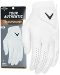 Callaway Golf Men's Tour Authentic Glove (2022 edition),White,XL