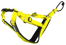 Neewa Adjustable Sled Pro Harness (Small, Yellow), Dog Harness Large Breed, Dog Pulling Harness, Giant Dog Harness, Sled Harness for Pulling, Great for Dog Joring