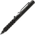 GPCA - GP 1945 Pen LITE, Pen Light Smart Alternative, Refillable EDC Multitool with Multi-Tone Rescue Whistle, Measurement on grip, Survival Gear for Camping, Hiking, Aluminum, Jet Black