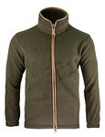 JACK PYKE Countryman Fleece Jacket Dark Olive Large