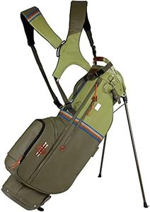 Sun Mountain 2023 Mid Stripe Golf Stand Bag (Loden Moss-Inferno)