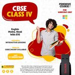 Class Fourth (IV th) CBSE NCERT USB Pendrive Course (Engilsh Maths Hindi Evs) with extra FUN materials like Stories Poems Songs Vocabulary building games Plenty of FUNSHEETS/WORKSHEETS . For Windows