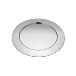 Shri & Sam High Grade Stainless Steel Charger Plate for Serving,Silver (30 CM)