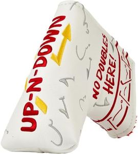 Buried Lies Golf Head Covers, Blade Putter Cover - Magnetic Closure, Advanced Embroidery, Full Protection - Golf Accessories, Cool Funny Headcover for Men and Women