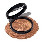 LAURA GELLER NEW YORK Award-Winning Baked Balance-n-Brighten Color Correcting Powder Foundation - Deep - Buildable Light to Medium Coverage - Demi-Matte Natural Finish