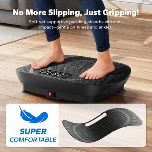MERACH Vibration Plate – Black Whole Body Fitness Platform
