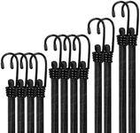 Bungee Cords with Hooks Jsdoin 12PC