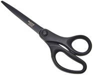 Leitz Titanium Scissors, Right or Left Handed (Ambidextrous), 205 mm, Non Stick, Office Stationary, Ergonomic Handle, Black