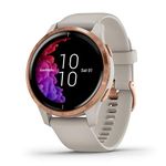 Garmin 010-02173-21 Venu, Light Sand with Rose Gold Hardware