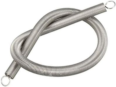 uxcell Extended Tension Spring Wire Diameter 0.031", OD 0.31", Free Length 11.81" Stainless Steel Small Dual Hook Tension Spring for Machinery Construction Industrial