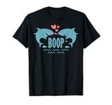 Cute Valentines Day Shark Kisses - Boop Bumping Noses T-Shirt