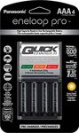 Panasonic K-KJ55K3A4BA Advanced 4 Hour Quick Battery Charger with 4AAA eneloop pro High Capacity Rechargeable Batteries