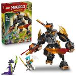 LEGO NINJAGO Cole’s Mission Mech & Dragon Zane - Ninja Toys - Playset with 3 Minifigures - 71854