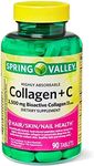 Spring Valley Highly Absorbable Collagen + Vit C 90 ct (pack of 1)