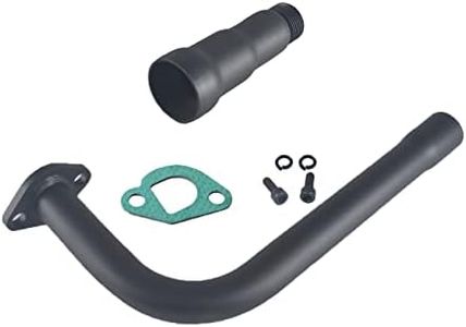 Black 3 Stage Exhaust Header Pipe,For Predator 212cc 196cc/6.5HP Go Kart and Gas Mini Bike,For Coleman Powersports CT200U BT200X CT200u-ex