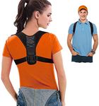 Posture Corrector For Men And Women, Adjustable Upper Back Brace For Clavicle Support Adjustable Back Straightener And Providing Pain Relief From Neck, Back & Shoulder, (Universal) (S)