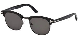 Tom Ford FT0623 02D Matte Black Laurent Retro Sunglasses Polarised Lens Categor, 51mm