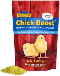 Flock PRO Chick Boost Probiotic - Probiotics, Vitamins, Minerals and Electrolytes for Chickens | Chicken Vitamins and Supplements for All Poultry - 1lb