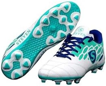 Steven Football SHOS Synthetic Tup Double Sole White Football Studs Shoes (3)