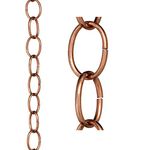 Good Directions 485P-8 Small Single Link Rain Chain, 8-1/2', Polished Copper