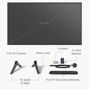 Amazon Fire TV 32" HD Smart TV – 720p LED Display