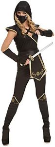 My Other Me Viving Costumes Costume de ninja pour femme Noir M-L Noir