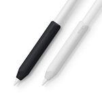 elago Silicone Grip [2 Pack] Compatible with Apple Pencil 1st & 2nd Generation, Premium Silicone Holder, Ergonomic Design Sleeve, Compatible with Magnetic Charging & Double Tap (White/Black)