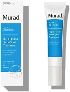 Murad Rapid Relief Acne Spot Treatment – Acne Control Max Strength 2% Salicylic Acid Invisible Gel Spot Solution for Fast Acne Relief - Reduces Blemish Size and Redness Within 4 Hours, 0.5 Oz