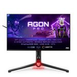 AOC AGON AG274QS - 27 Inch QHD Gaming Monitor, 300Hz, IPS, 1ms GTG, HDR 400, FreeSync premium, Height Adjust , USB HUB, Speakers (2560x1440 @ 300Hz, 350cd/m² , HDMI 2.1 / DP 1.4/ USB 3.2)
