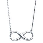 Infinity Necklaces Friend Jewelry White Golds