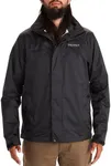 MARMOT Men's PreCip Eco Jacket - Breathable, Recycled & Waterproof, Black, Large