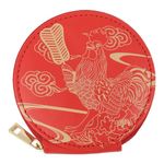 Feng Shui Rooster Coin Purse 2024, Red, 3.7, Red Purse