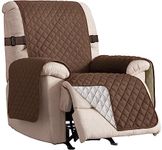 RHF Reversible Oversized Recliner Cover&Oversized Recliner Chair Covers,Slipcovers for Recliner, Oversized Chair Covers,Pet Cover for Recliner,Machine Washable(Recliner:Oversized:Chocolate/Beige),Cotton