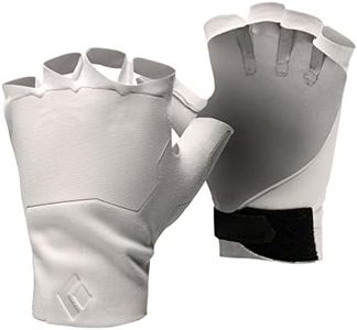 Black Diamond Equipment Crack Rock Climbing Gloves, White, Small