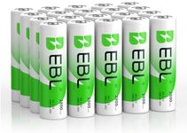 EBL 20-Counts AA Rechargeable Batte