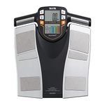 TANITA BC-545N Segmental Body Composition Scale On Screen Readings Per Body Part 10 Measurements Silver