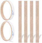 Furniture Felt Pads Strips 20pcs Pack 1/2" x 6" Self Adhesive Beige Furniture Pads Anti Scratch Felt Pads Heavy Duty 3mm Floor Protector for Chair Feet for Hardwood Floor