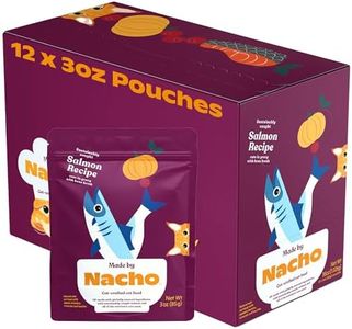 Made by Nacho Sustainably-Caught Salmon Recipe Cuts in Gravy with Bone Broth Wet Cat Food, 3 oz, Case of 12