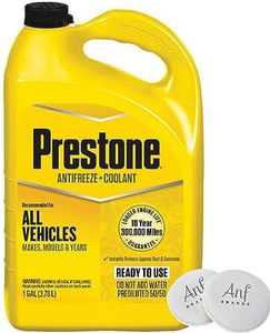 ANF BRANDS (1 Gallon) - Prestone AF2100 Antifreeze and Coolant: 50/50 Ready to Use, Universal and Sponge