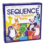 SEQUENCE for Kids Trilingual - The 'No Reading Required' Strategy Board Game for Kids with French and Spanish Instructions